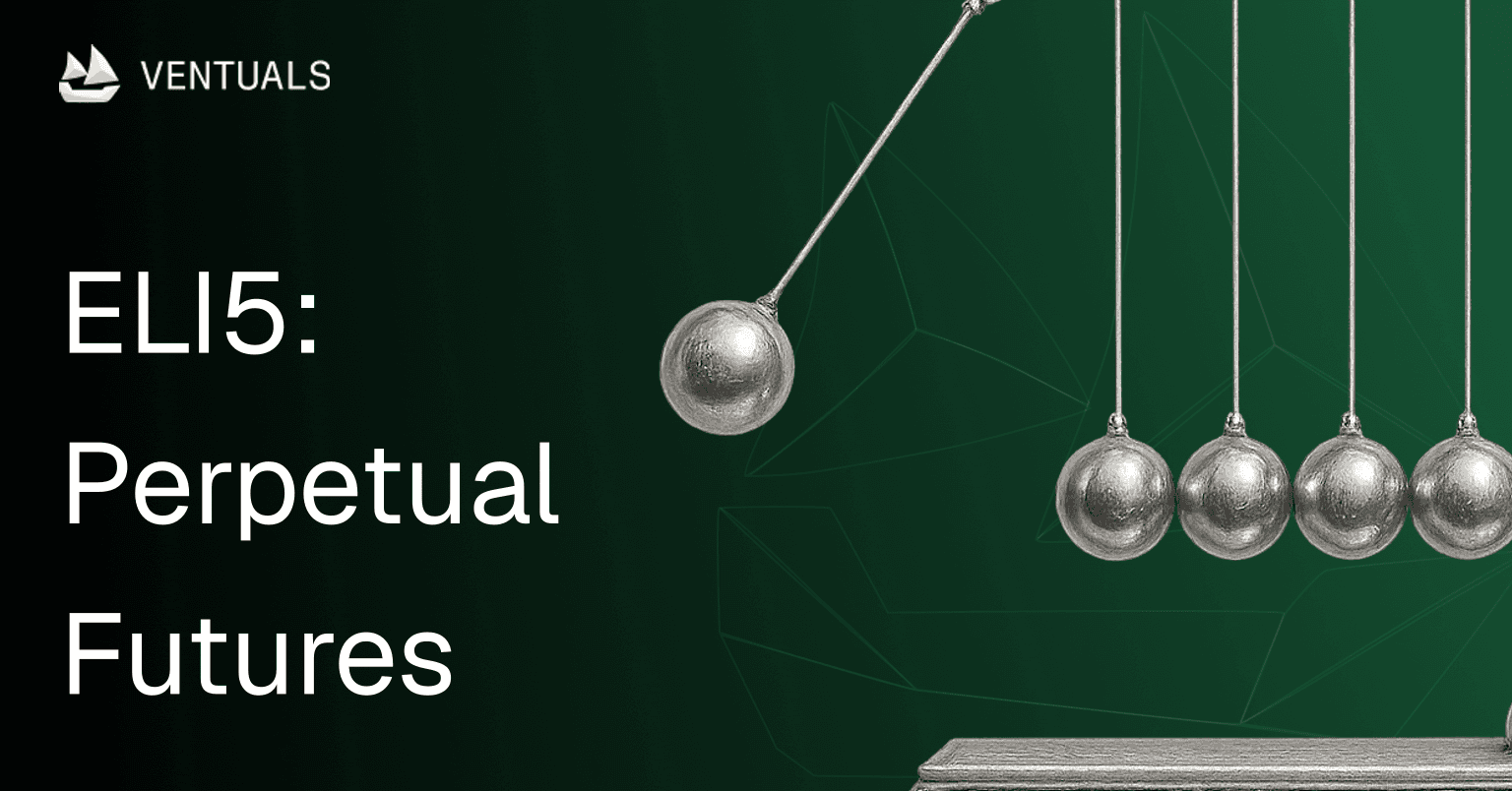 A chrome Newton's cradle in perpetual motion — symbolizing the never-ending nature of a perpetual future